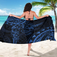 Polynesian Sunset Plumeria Sarong Navy Polynesian Tattoo LT05 - Polynesian Pride