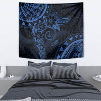 Polynesian Sunset Plumeria Tapestry Navy Polynesian Tattoo LT05 - Polynesian Pride