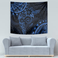 Polynesian Sunset Plumeria Tapestry Navy Polynesian Tattoo LT05 - Polynesian Pride