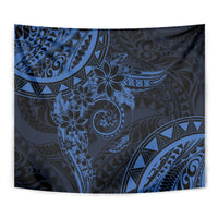 Polynesian Sunset Plumeria Tapestry Navy Polynesian Tattoo LT05 - Polynesian Pride