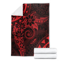 Polynesian Sunset Plumeria Blanket Red Polynesian Tattoo LT05 - Polynesian Pride