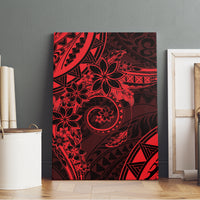 Polynesian Sunset Plumeria Canvas Wall Art Red Polynesian Tattoo LT05 - Polynesian Pride