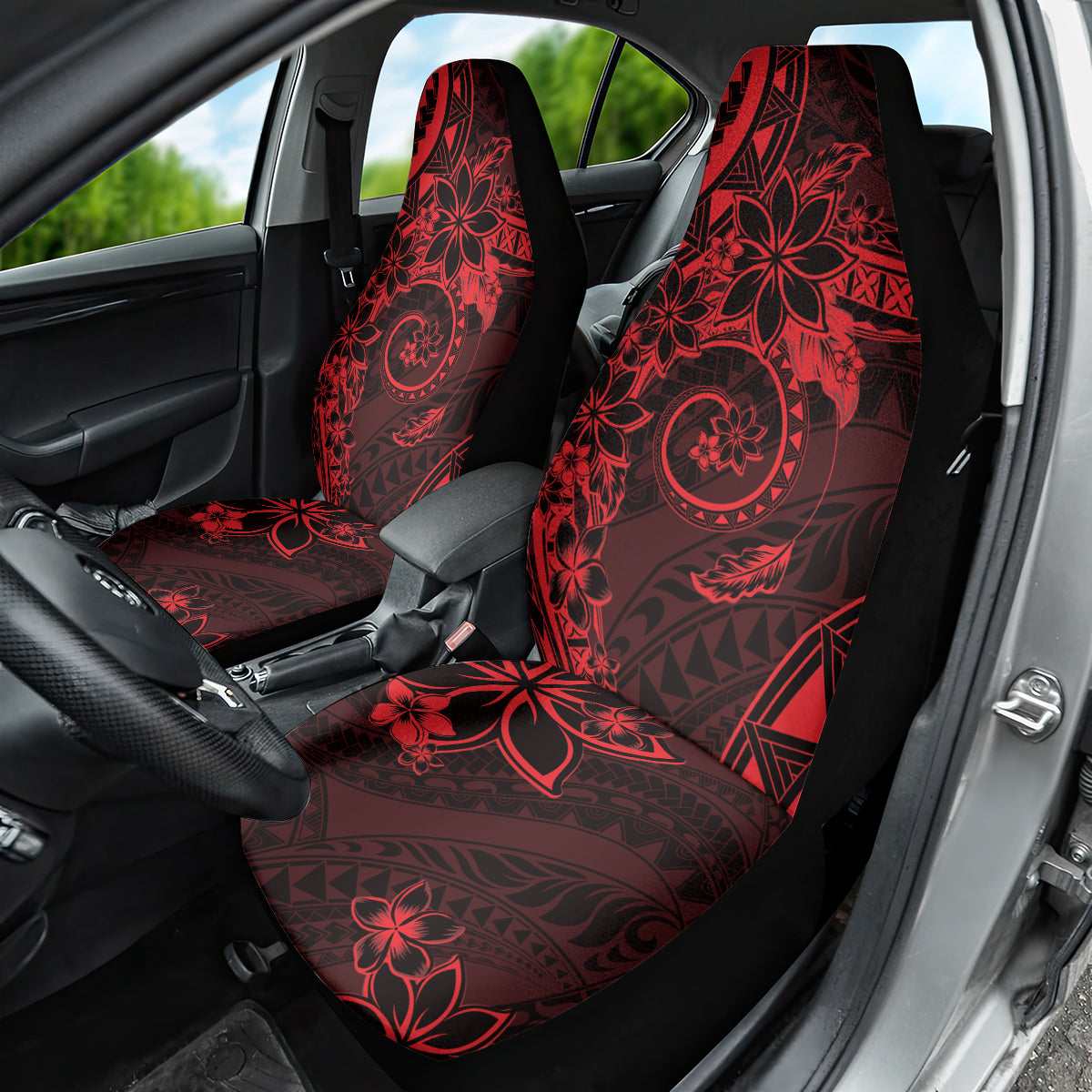 Polynesian Sunset Plumeria Car Seat Cover Red Polynesian Tattoo LT05 - Polynesian Pride