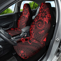 Polynesian Sunset Plumeria Car Seat Cover Red Polynesian Tattoo LT05 - Polynesian Pride