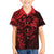 Polynesian Sunset Plumeria Hawaiian Shirt Red Polynesian Tattoo