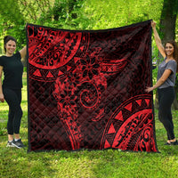 Polynesian Sunset Plumeria Quilt Red Polynesian Tattoo LT05 - Polynesian Pride
