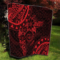 Polynesian Sunset Plumeria Quilt Red Polynesian Tattoo LT05 - Polynesian Pride