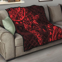 Polynesian Sunset Plumeria Quilt Red Polynesian Tattoo LT05 - Polynesian Pride