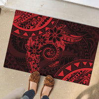 Polynesian Sunset Plumeria Rubber Doormat Red Polynesian Tattoo LT05 - Polynesian Pride
