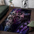 Polynesian Sunset Plumeria Area Rug Galaxy Polynesian Tattoo