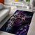 Polynesian Sunset Plumeria Area Rug Galaxy Polynesian Tattoo