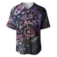 Polynesian Sunset Plumeria Baseball Jersey Galaxy Polynesian Tattoo LT05 Galaxy - Polynesian Pride