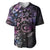 Polynesian Sunset Plumeria Baseball Jersey Galaxy Polynesian Tattoo