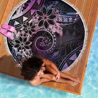 Polynesian Sunset Plumeria Beach Blanket Galaxy Polynesian Tattoo LT05 - Polynesian Pride