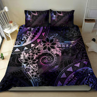 Polynesian Sunset Plumeria Bedding Set Galaxy Polynesian Tattoo LT05 - Polynesian Pride