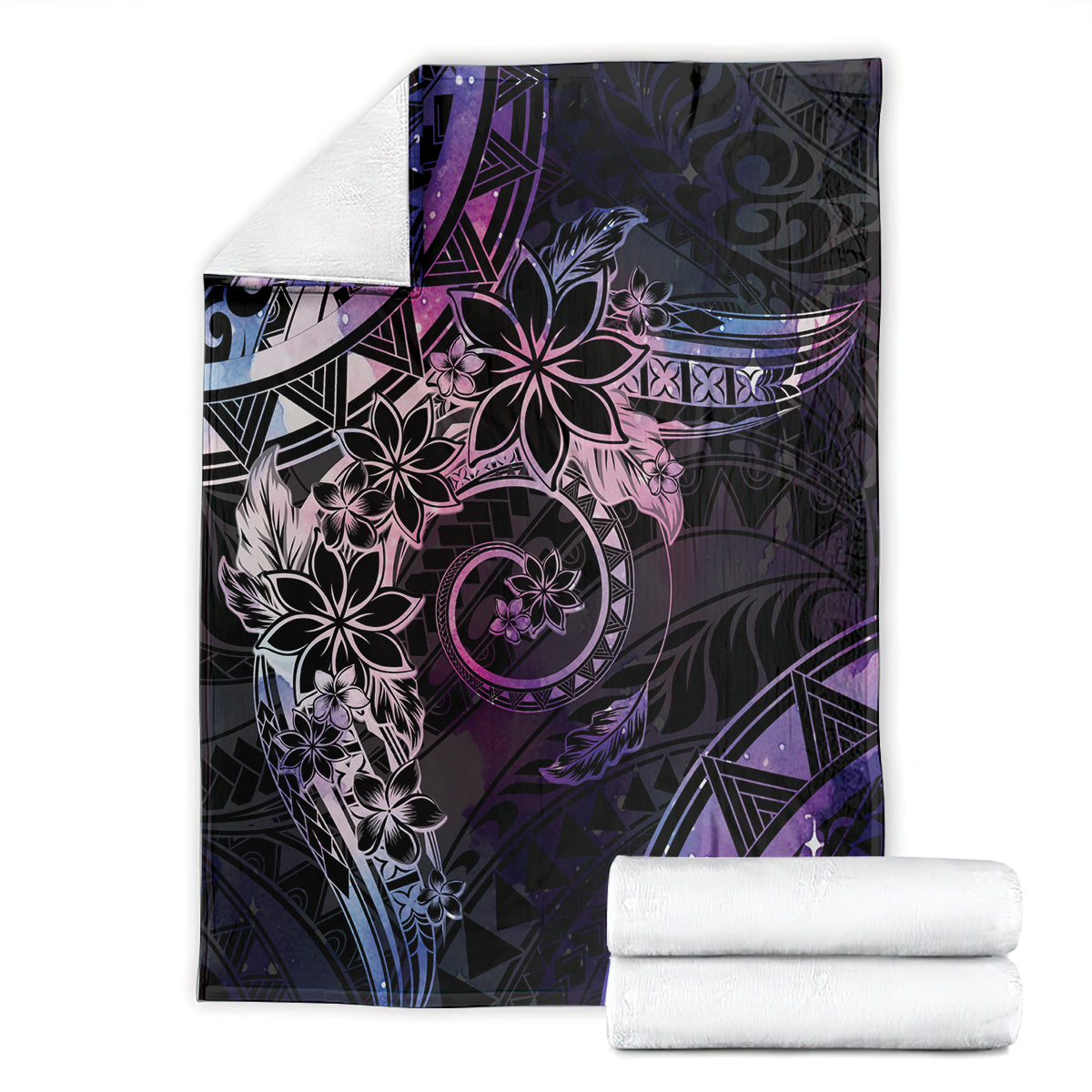 Polynesian Sunset Plumeria Blanket Galaxy Polynesian Tattoo LT05 - Polynesian Pride