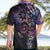 Polynesian Sunset Plumeria Hawaiian Shirt Galaxy Polynesian Tattoo