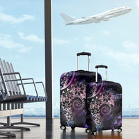 Polynesian Sunset Plumeria Luggage Cover Galaxy Polynesian Tattoo LT05 - Polynesian Pride