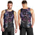 Polynesian Sunset Plumeria Men Tank Top Galaxy Polynesian Tattoo