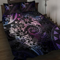 Polynesian Sunset Plumeria Quilt Bed Set Galaxy Polynesian Tattoo LT05 Galaxy - Polynesian Pride
