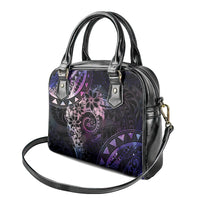 Polynesian Sunset Plumeria Shoulder Handbag Galaxy Polynesian Tattoo LT05 - Polynesian Pride