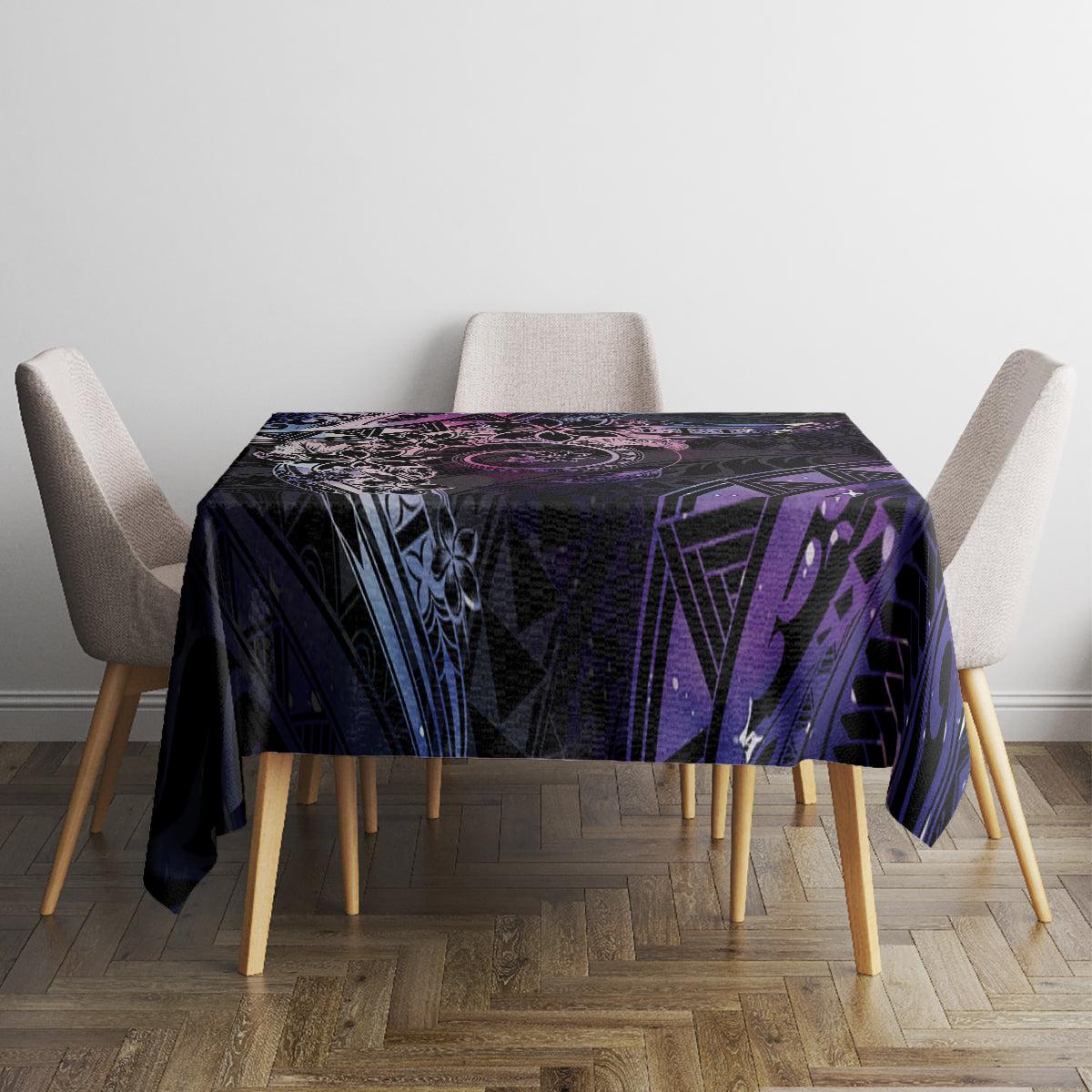 Polynesian Sunset Plumeria Tablecloth Galaxy Polynesian Tattoo LT05 - Polynesian Pride