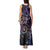 Polynesian Sunset Plumeria Tank Maxi Dress Galaxy Polynesian Tattoo