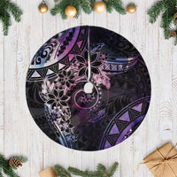 Polynesian Sunset Plumeria Tree Skirt Galaxy Polynesian Tattoo LT05 Casual Galaxy - Polynesian Pride