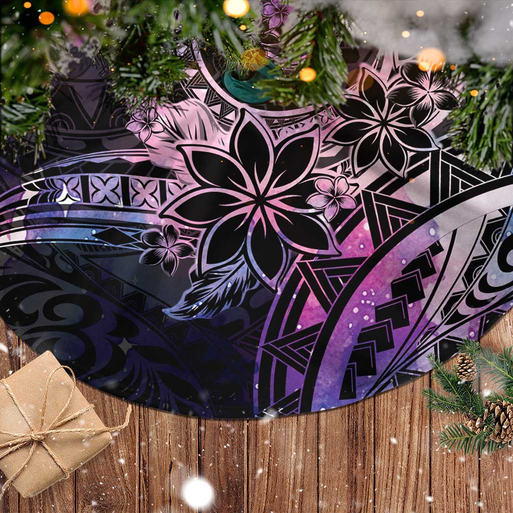 Polynesian Sunset Plumeria Tree Skirt Galaxy Polynesian Tattoo LT05 - Polynesian Pride