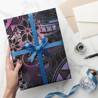 Polynesian Sunset Plumeria Wrapping Paper Galaxy Polynesian Tattoo LT05 - Polynesian Pride