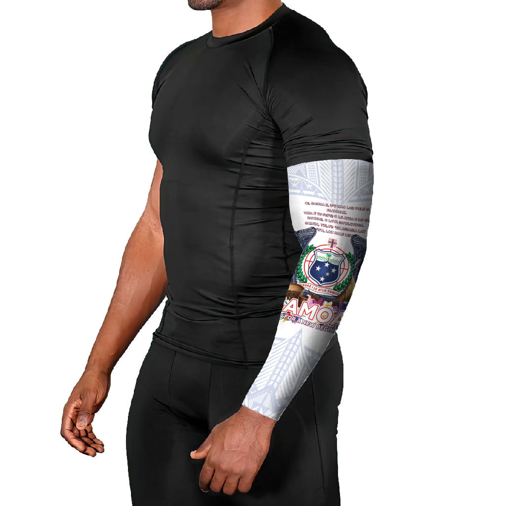 Samoa Independence Day Arm Sleeves Samoa United For A New Beginning LT05 - Polynesian Pride