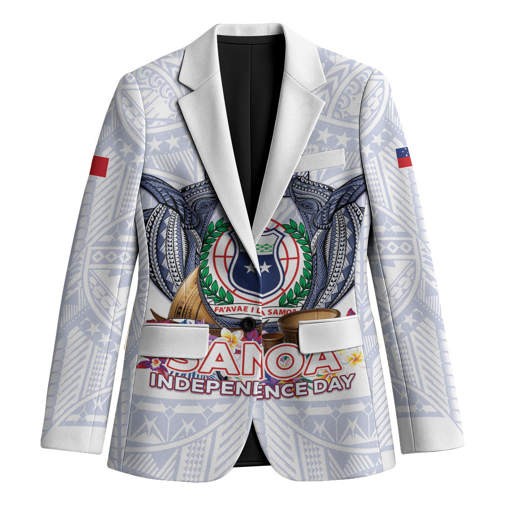 Samoa Independence Day Blazer Samoa United For A New Beginning LT05 Unisex White - Polynesian Pride
