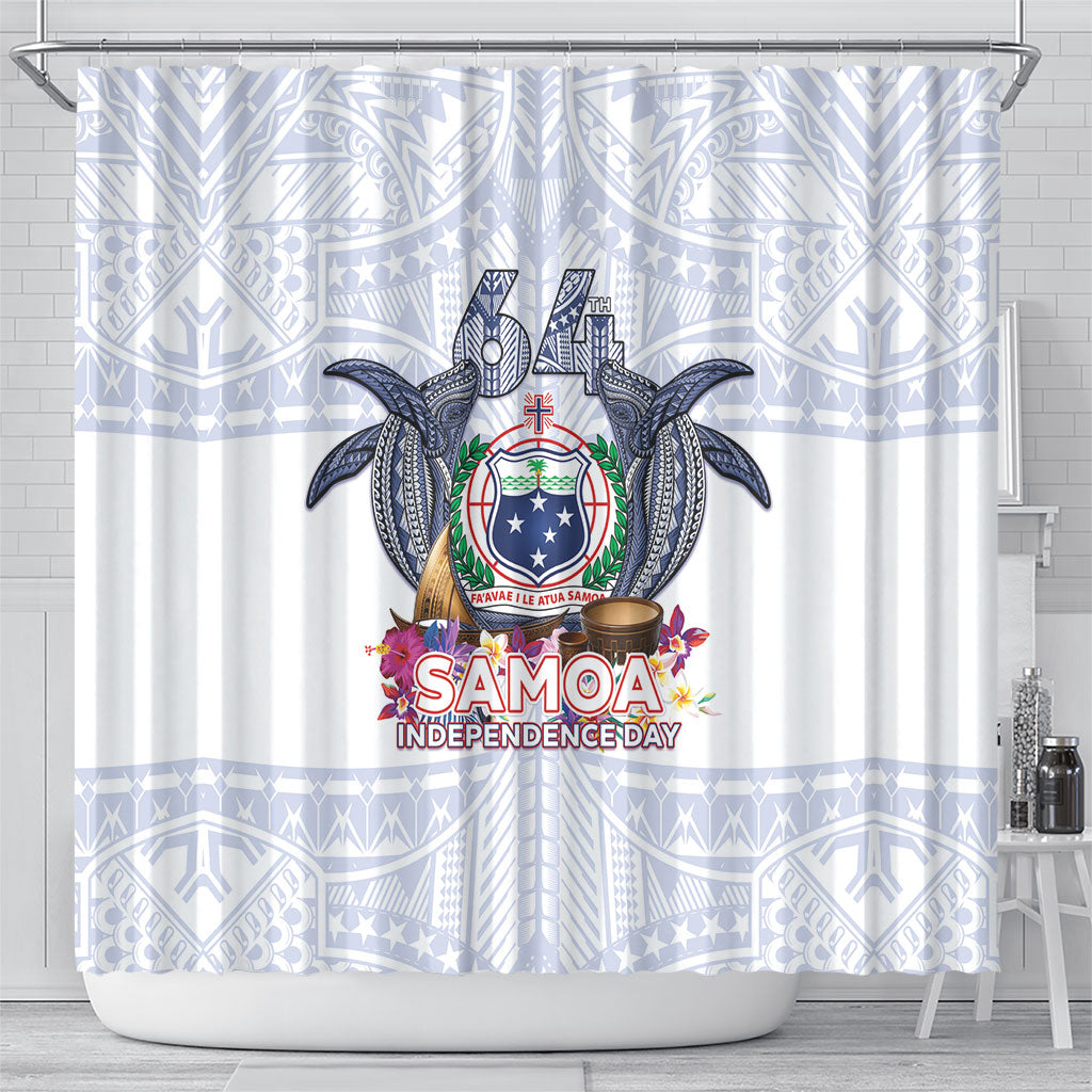 Samoa Independence Day Shower Curtain Samoa United For A New Beginning LT05 - Polynesian Pride