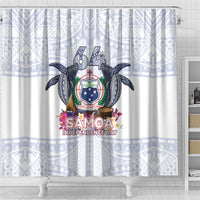 Samoa Independence Day Shower Curtain Samoa United For A New Beginning LT05 - Polynesian Pride