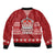 Tonga King Tupou VI Day Bomber Jacket Traditional Tongan Kupesi Pattern