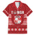 Tonga King Tupou VI Day Family Matching Long Sleeve Bodycon Dress and Hawaiian Shirt Traditional Tongan Kupesi Pattern