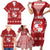 Tonga King Tupou VI Day Family Matching Short Sleeve Bodycon Dress and Hawaiian Shirt Traditional Tongan Kupesi Pattern