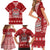 Tonga King Tupou VI Day Family Matching Short Sleeve Bodycon Dress and Hawaiian Shirt Traditional Tongan Kupesi Pattern