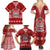 Tonga King Tupou VI Day Family Matching Summer Maxi Dress and Hawaiian Shirt Traditional Tongan Kupesi Pattern