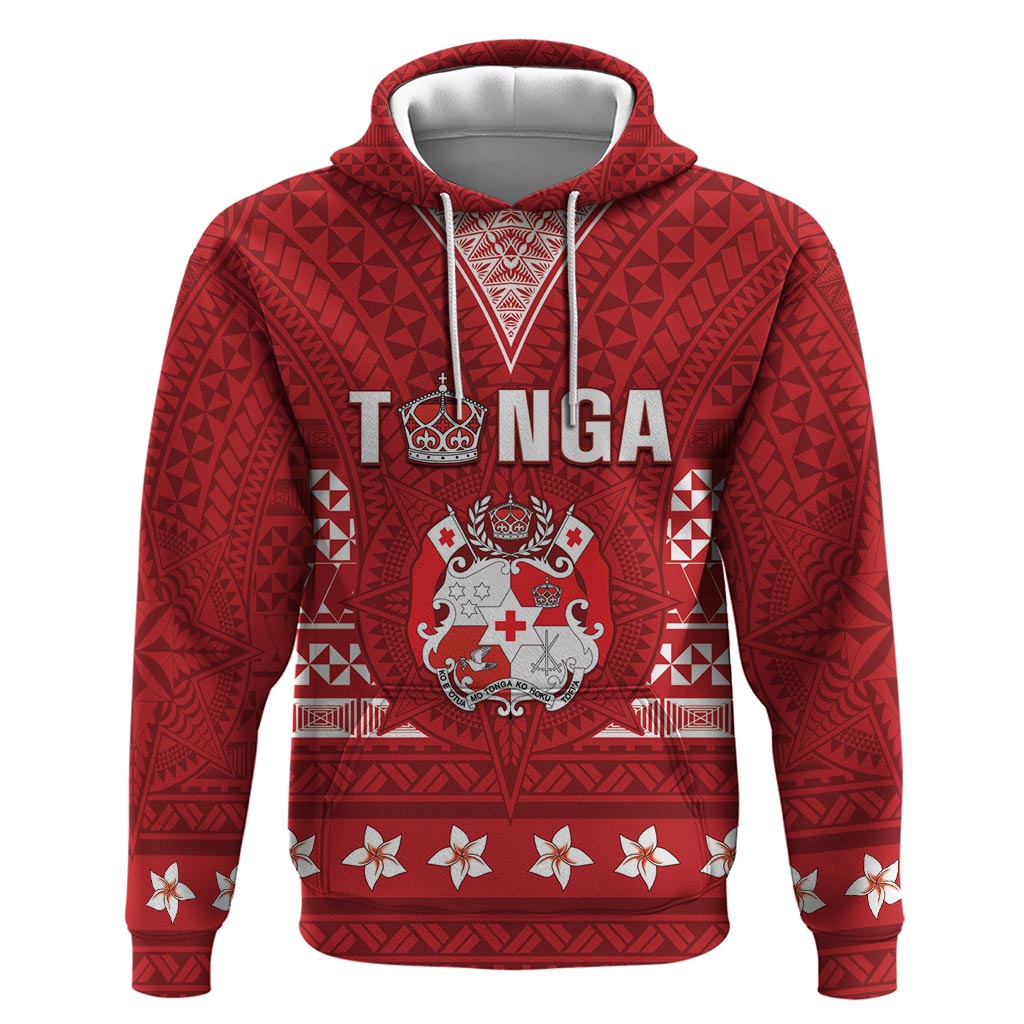 Tonga King Tupou VI Day Hoodie Traditional Tongan Kupesi Pattern