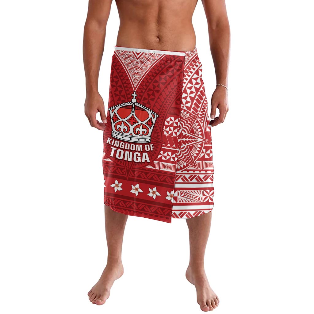 Tonga King Tupou VI Day Lavalava Traditional Tongan Kupesi Pattern LT05 Red - Polynesian Pride