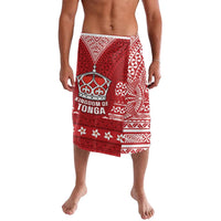Tonga King Tupou VI Day Lavalava Traditional Tongan Kupesi Pattern LT05 Red - Polynesian Pride