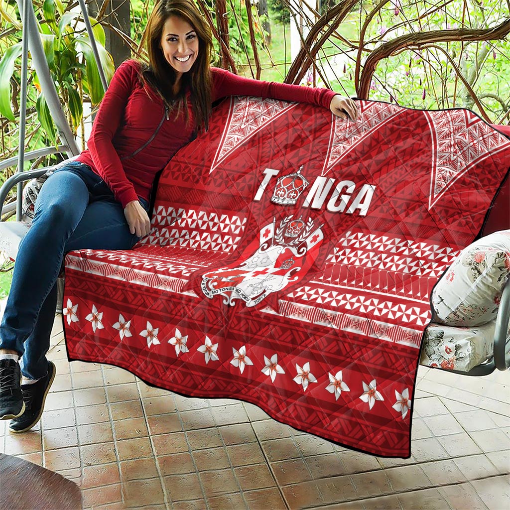 Tonga King Tupou VI Day Quilt Traditional Tongan Kupesi Pattern LT05 - Polynesian Pride