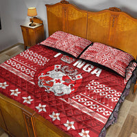 Tonga King Tupou VI Day Quilt Bed Set Traditional Tongan Kupesi Pattern LT05 - Polynesian Pride