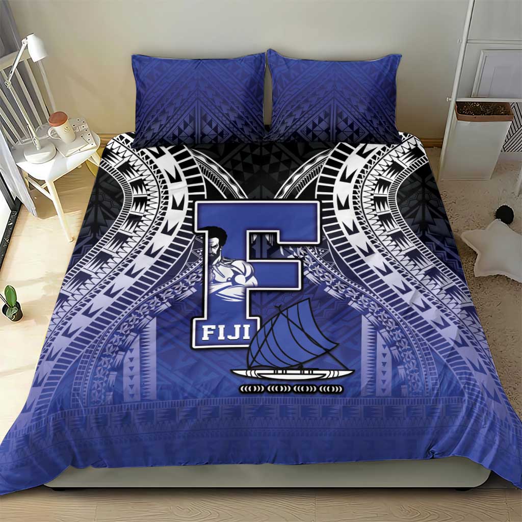 Fiji Drua Bedding Set Fijian Tapa Pattern LT05 - Polynesian Pride