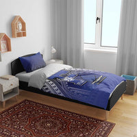 Fiji Drua Bedding Set Fijian Tapa Pattern LT05 - Polynesian Pride