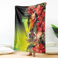 Aboriginal Dot Art Vanuatu Blanket Tropical Flowers LT05 - Polynesian Pride