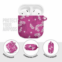 Hawaii Monstera Deliciosa AirPods Case Pink Plumeria Polynesian Pattern LT05 - Polynesian Pride