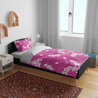Hawaii Monstera Deliciosa Bedding Set Pink Plumeria Polynesian Pattern LT05 - Polynesian Pride