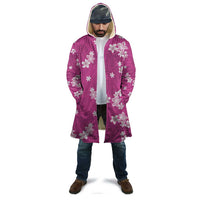 Hawaii Monstera Deliciosa Cloak Pink Plumeria Polynesian Pattern LT05 - Polynesian Pride